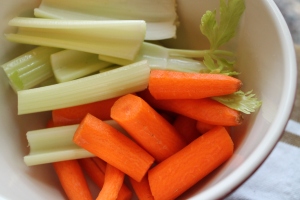 Carrots and celery